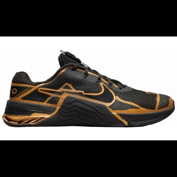 Nike Metcon 7 Mat Fraser Black & Gold CrossFit Sneakers *NIB* - Picture 8 of 10